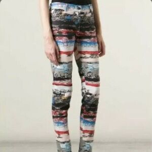 Opening Ceremony Terrazzo Print Size 2 Skinny Jean
